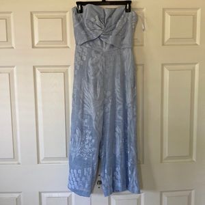Aijek Anthropologie Strapless Jumpsuit size 4 NWT